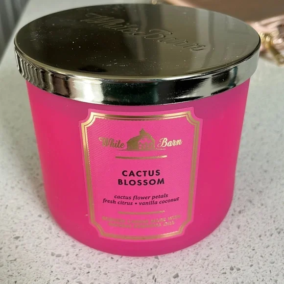 Bath & Body Works | Accents | Bath And Body Works Cactus Blossom Candle |  Poshmark